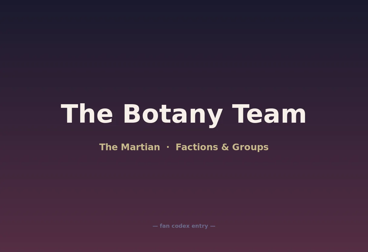 The Botany Team