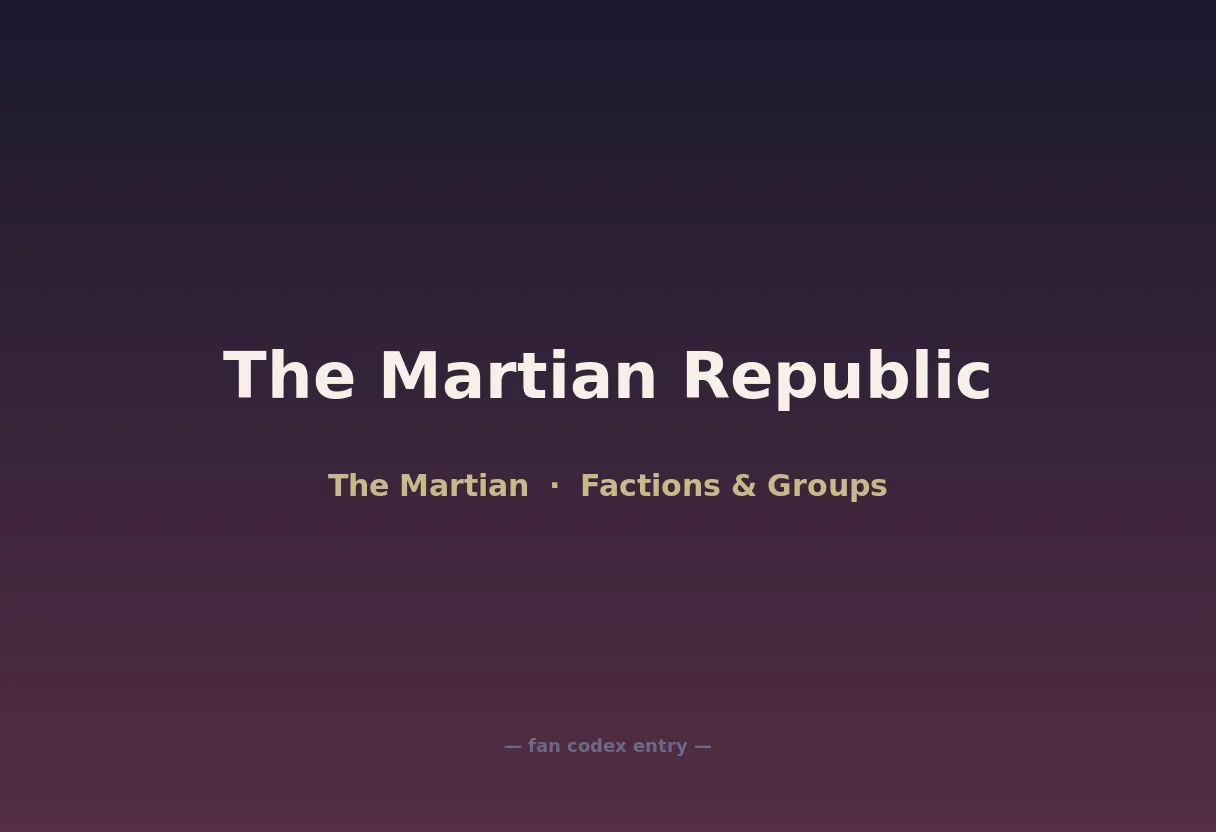 The Martian Republic