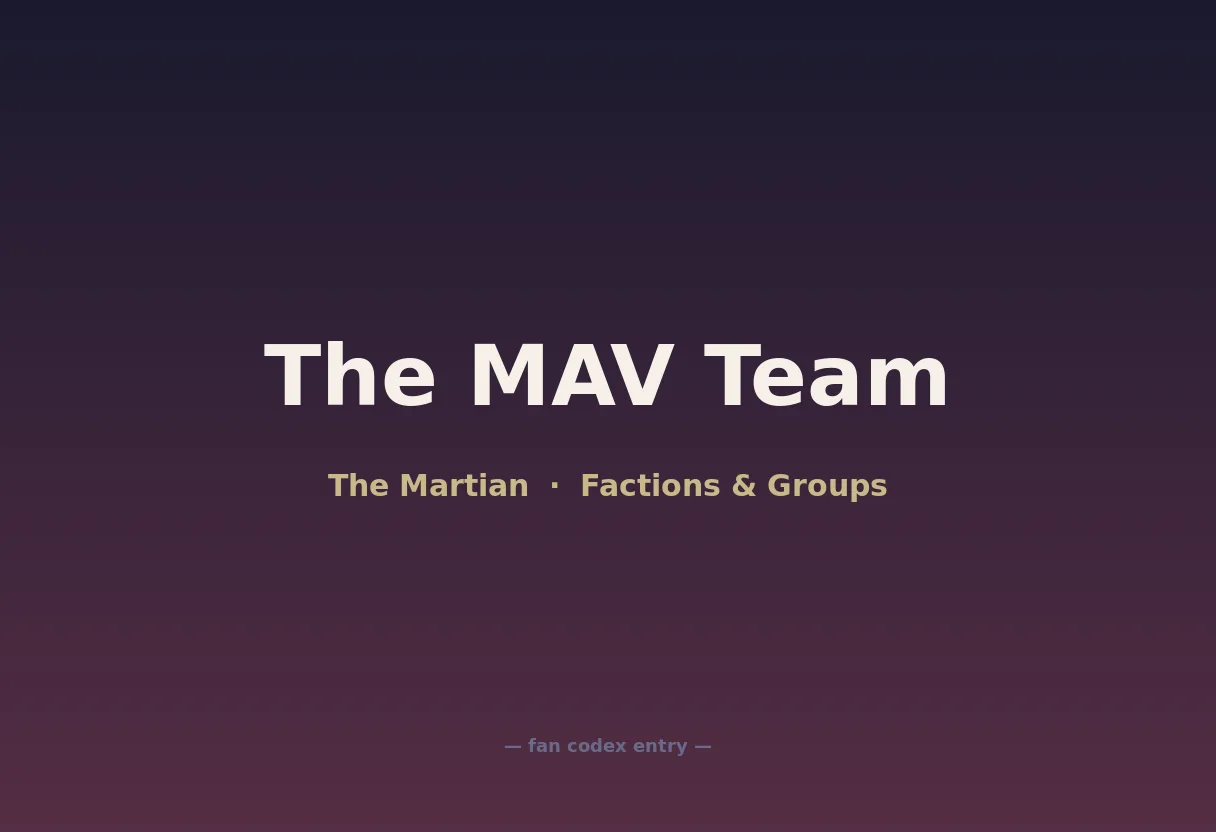 The MAV Team