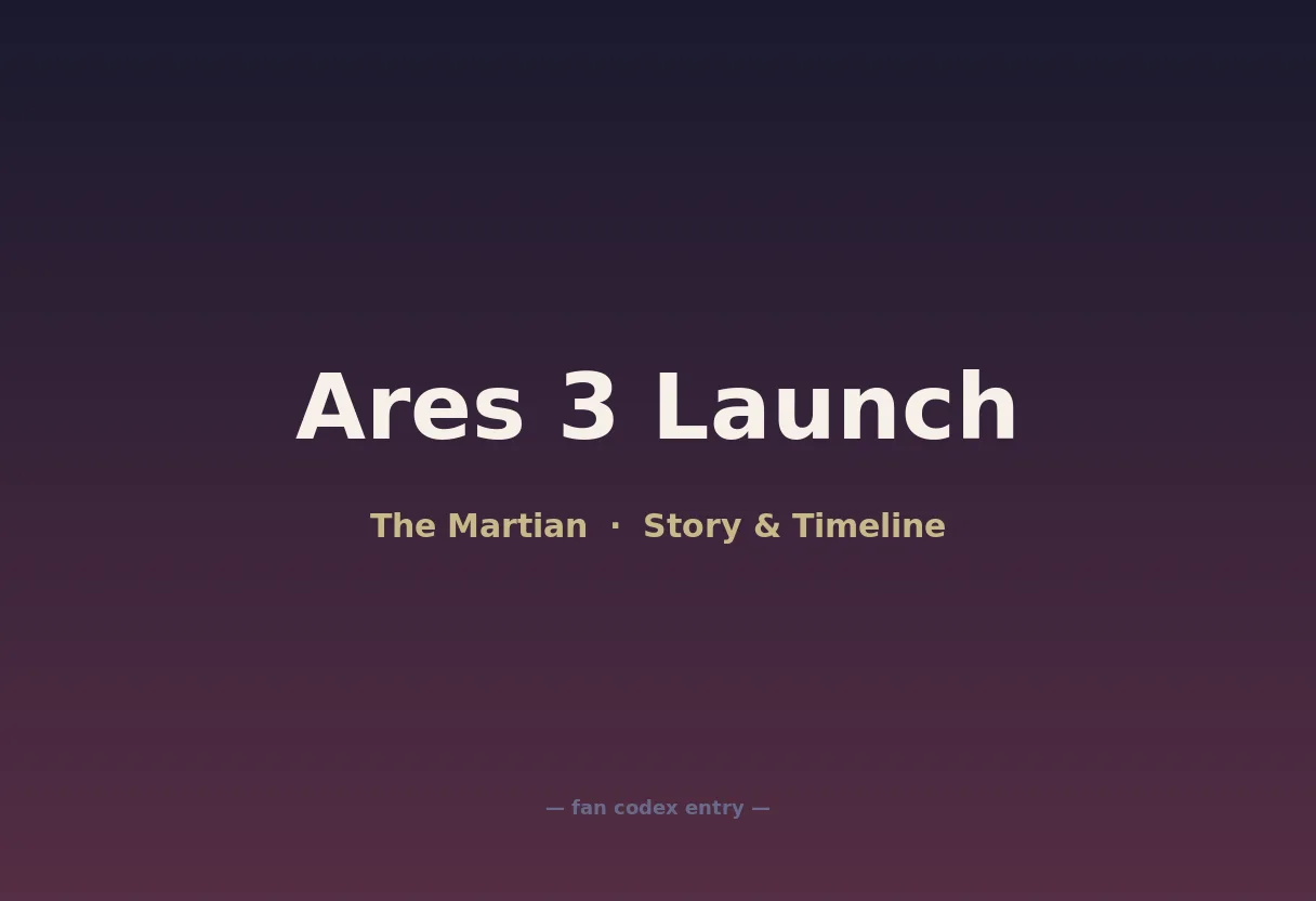 Ares 3 Launch