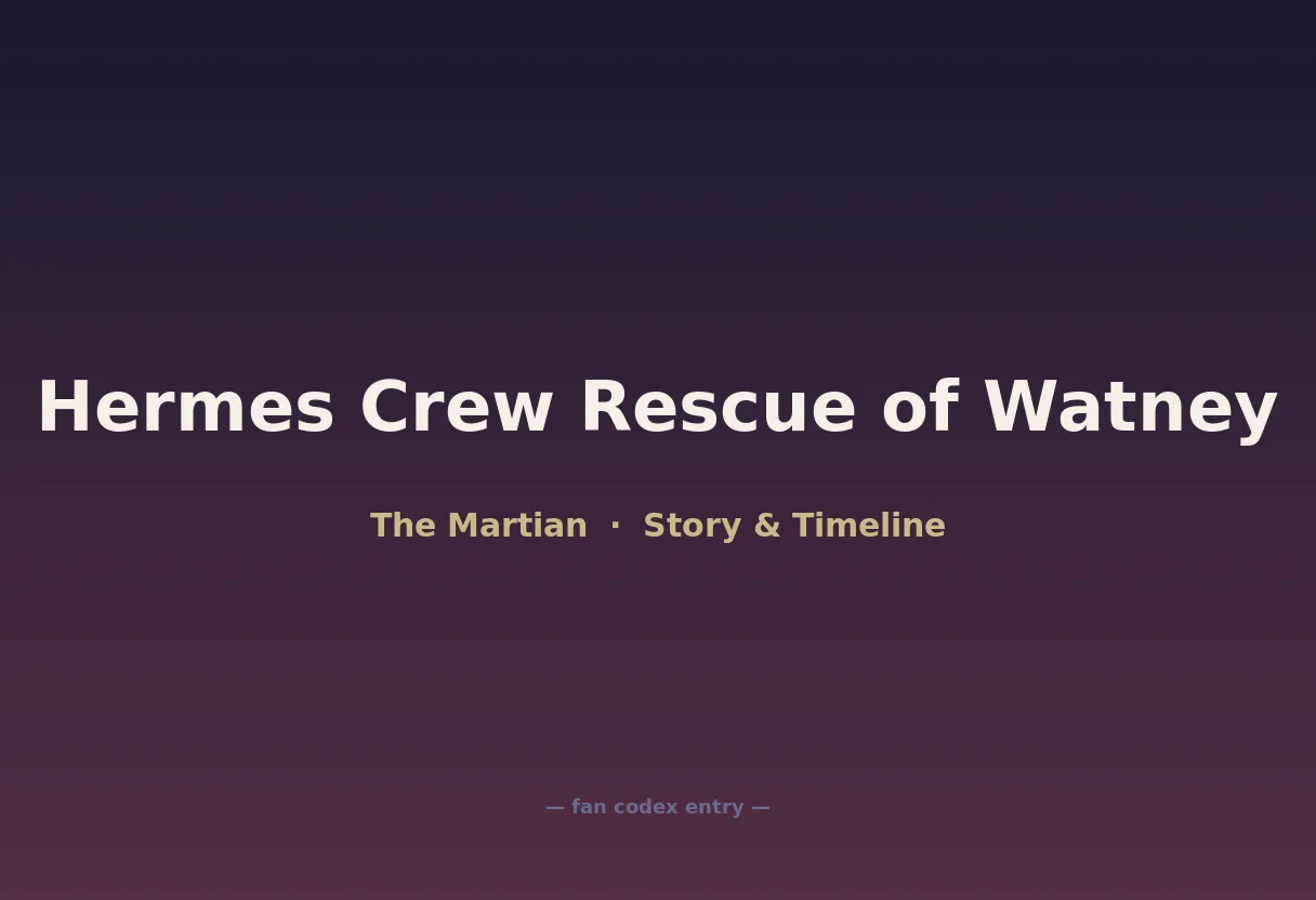 Hermes Crew Rescue of Watney