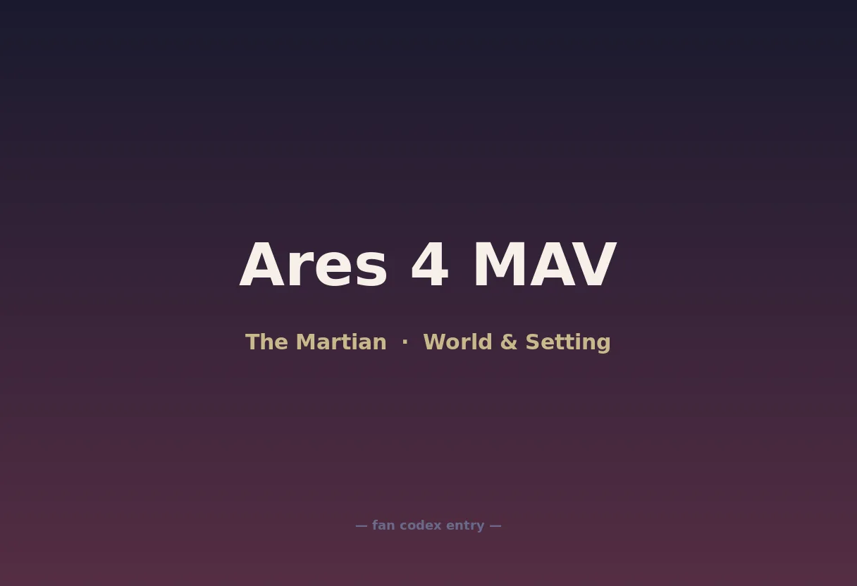 Ares 4 MAV