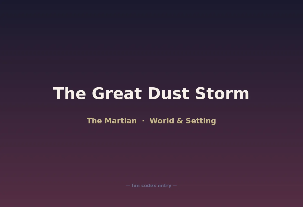 The Great Dust Storm